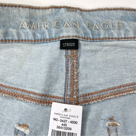 American Eagle Strigid Highest Rise Baggy Straight Jeans - Picture 5 of 16